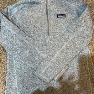 Patagonia Light Gray Fleece Pullover